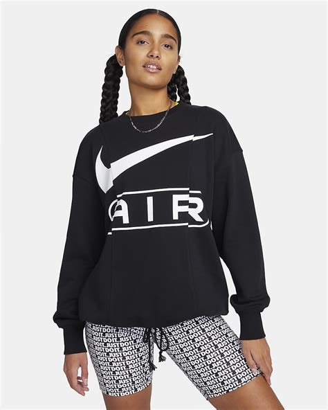 nike air sweatshirt schwarz weiß herren|nike sweatshirts rundhals.